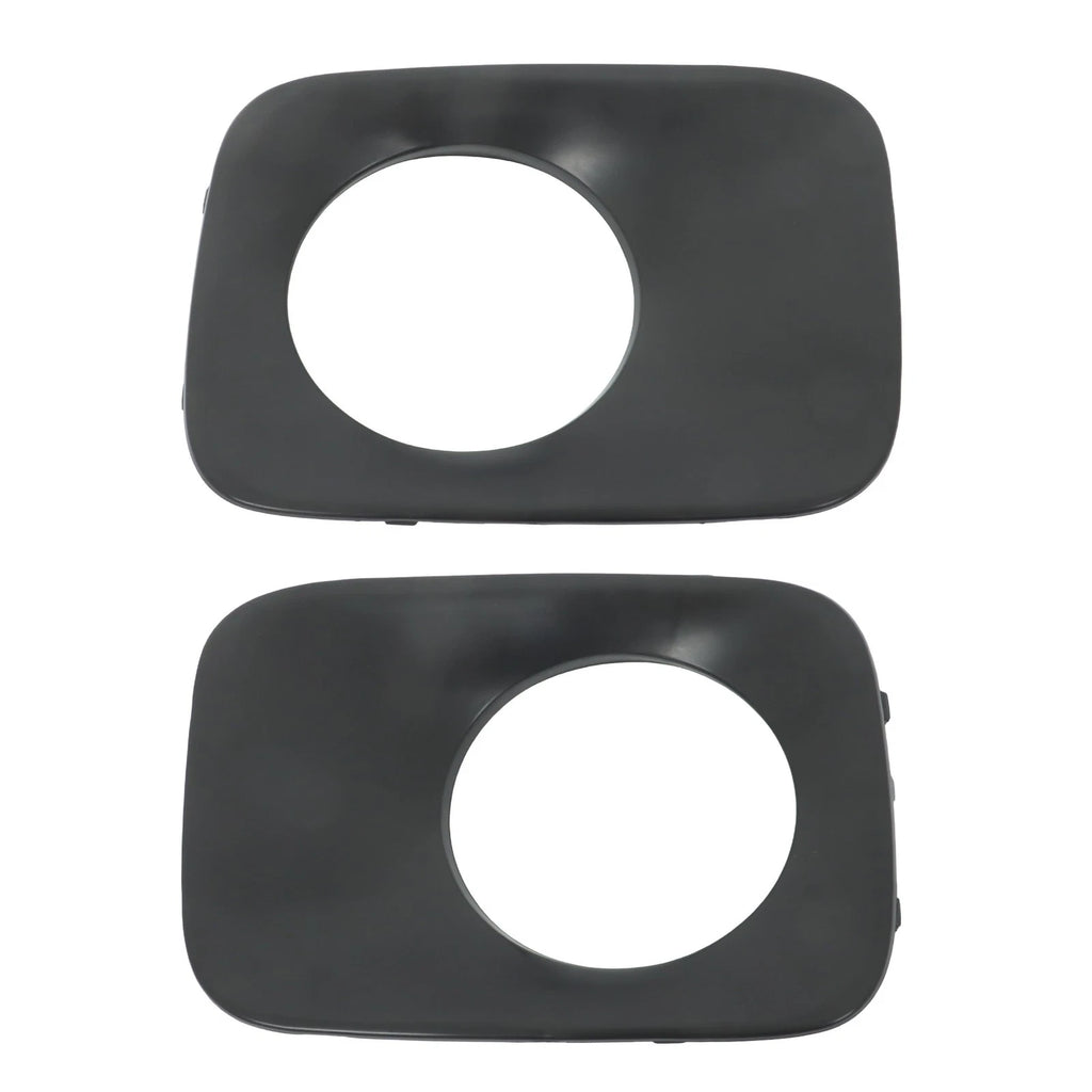 Set of 2 Fog Light Trims for Honda Pilot (2009–2011) Black Primed Plastic