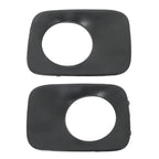 Set of 2 Fog Light Trims for Honda Pilot (2009–2011) Black Primed Plastic