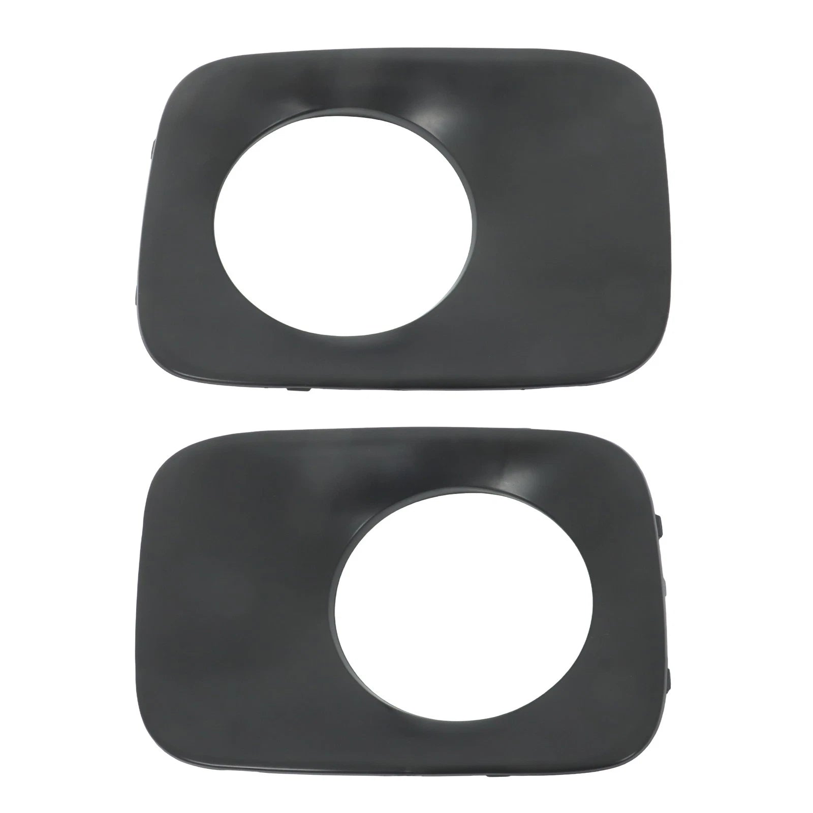 Set of 2 Fog Light Trims for Honda Pilot (2009–2011) Black Primed Plastic