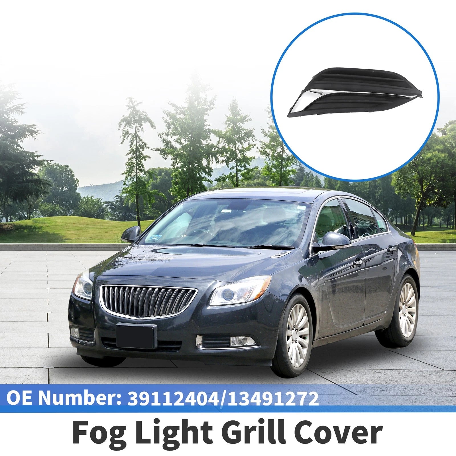 1 Pc Fog Light Grill for Buick Regal (2017–2020) No. 39112404