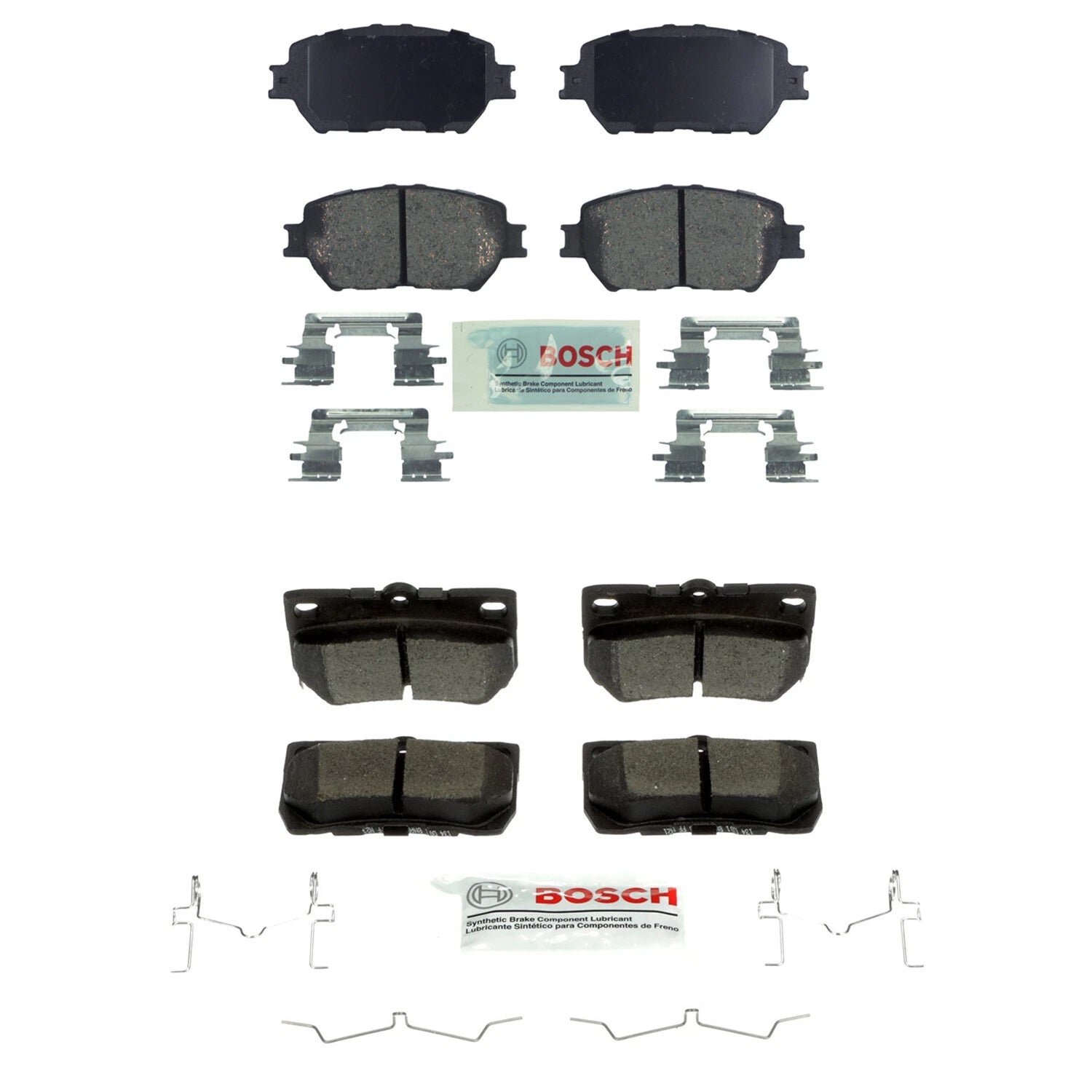 Bosch Blue Ceramic Disc Brake Pad Kit for Lexus GS300 IS250 (1998–2015)