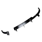 Rear Bumper Lip Spoiler Splitter for VW Tiguan MK2 2021-2023 Black