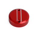 CNC Front Brake Fluid Reservoir Cover Red for Ducati Monster (937–1200)