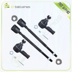 Set of 4 Front Inner Outer Tie Rod Ends for Chevrolet Sprint (1989–1991)