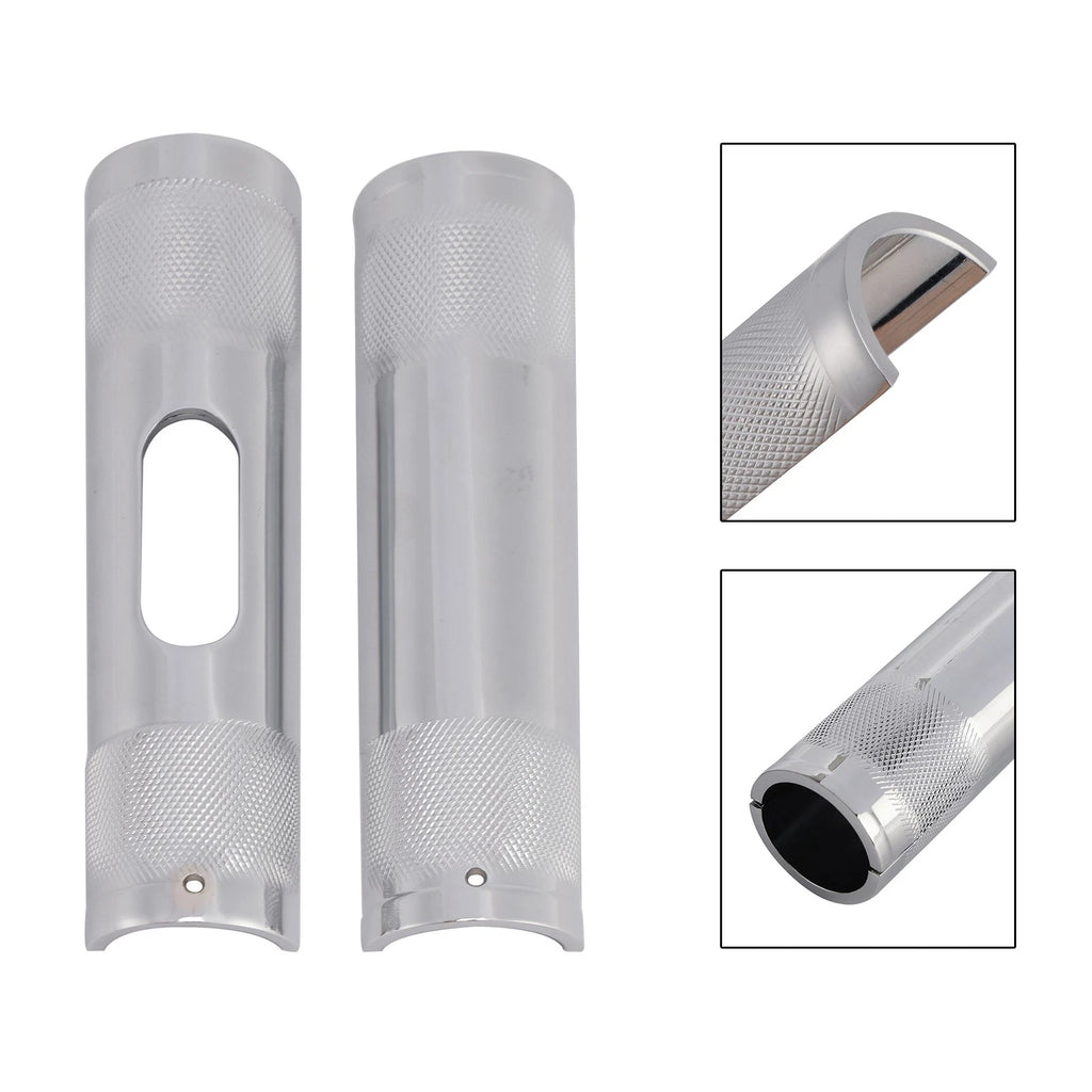 Handlebar Diameter Riser Adapter 1" to 1.25" Chrome for Road Glide Road King