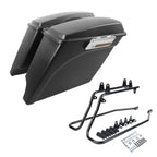 Matte Hard Saddlebags Conversion Bracket for Harley Softail Fat Boy (1986–2017)