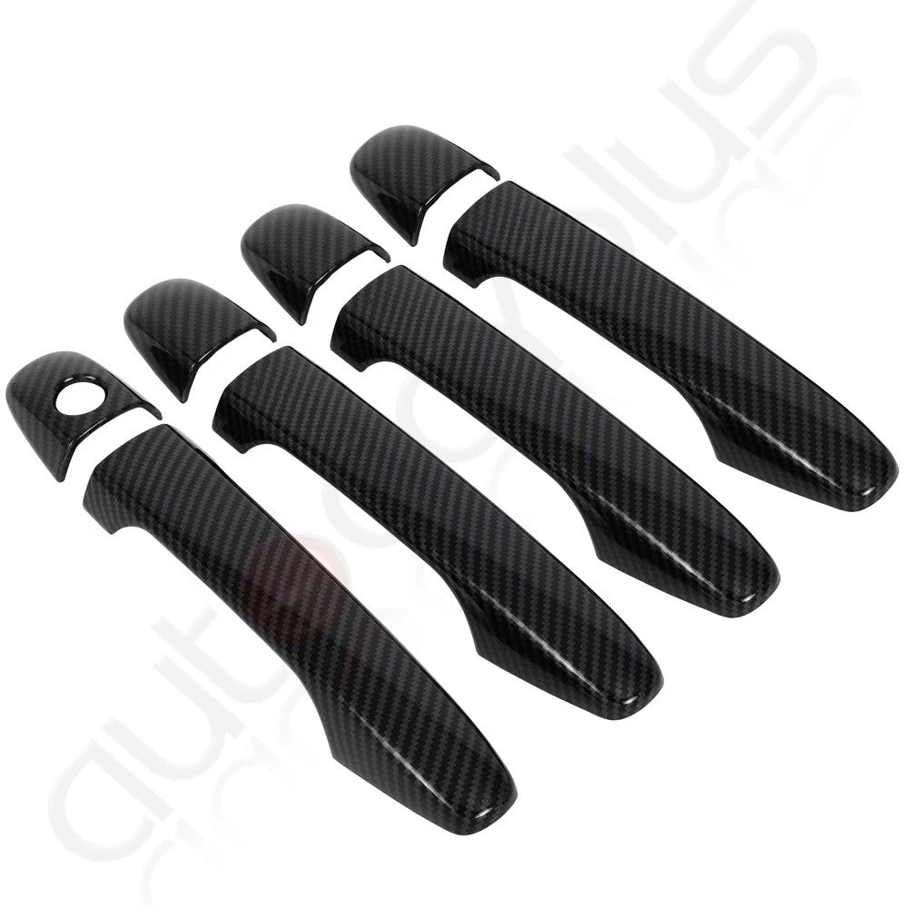 Set of 4 Carbon Fiber Door Handle Covers for Subaru WRX STi (2015–2021)