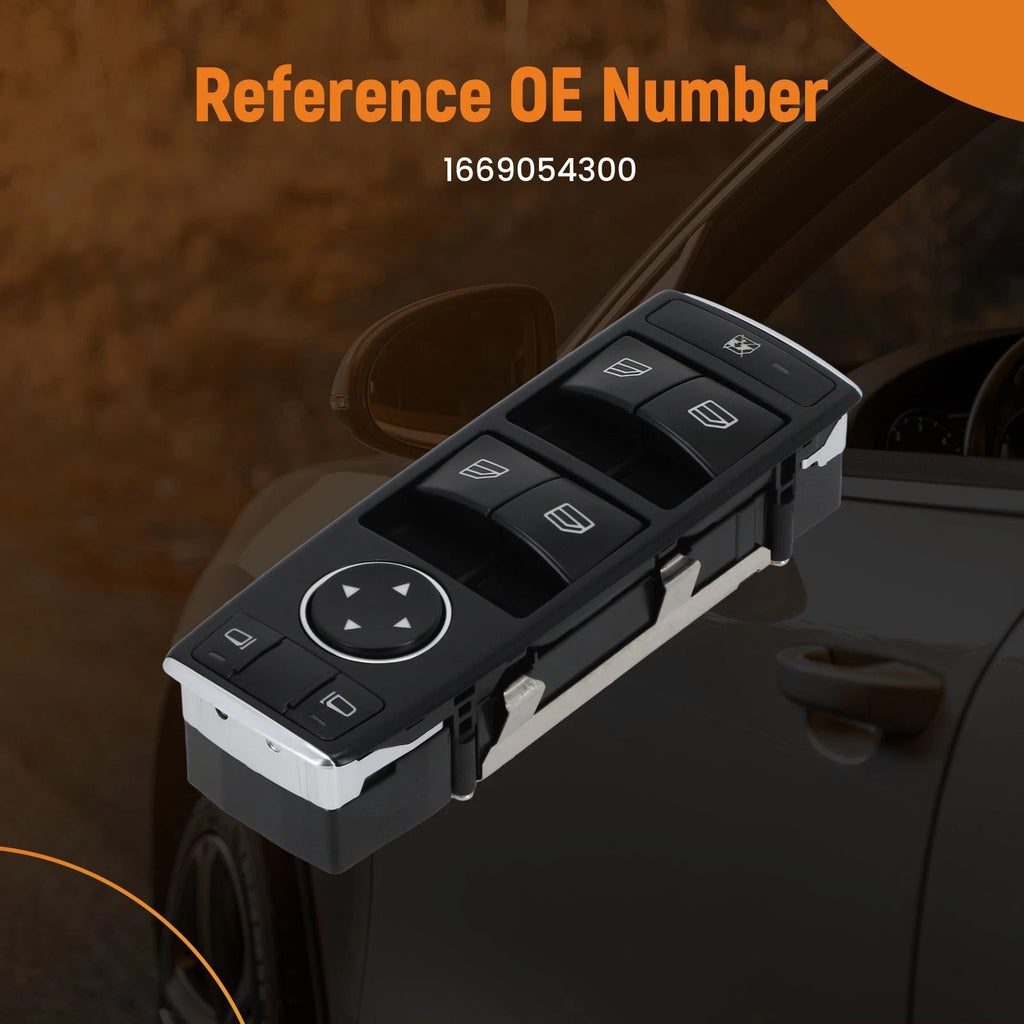 3Pins Master Power Window Switch for Mercedes-Benz B250 B250e CLA250 (2013–2019) 1669054300