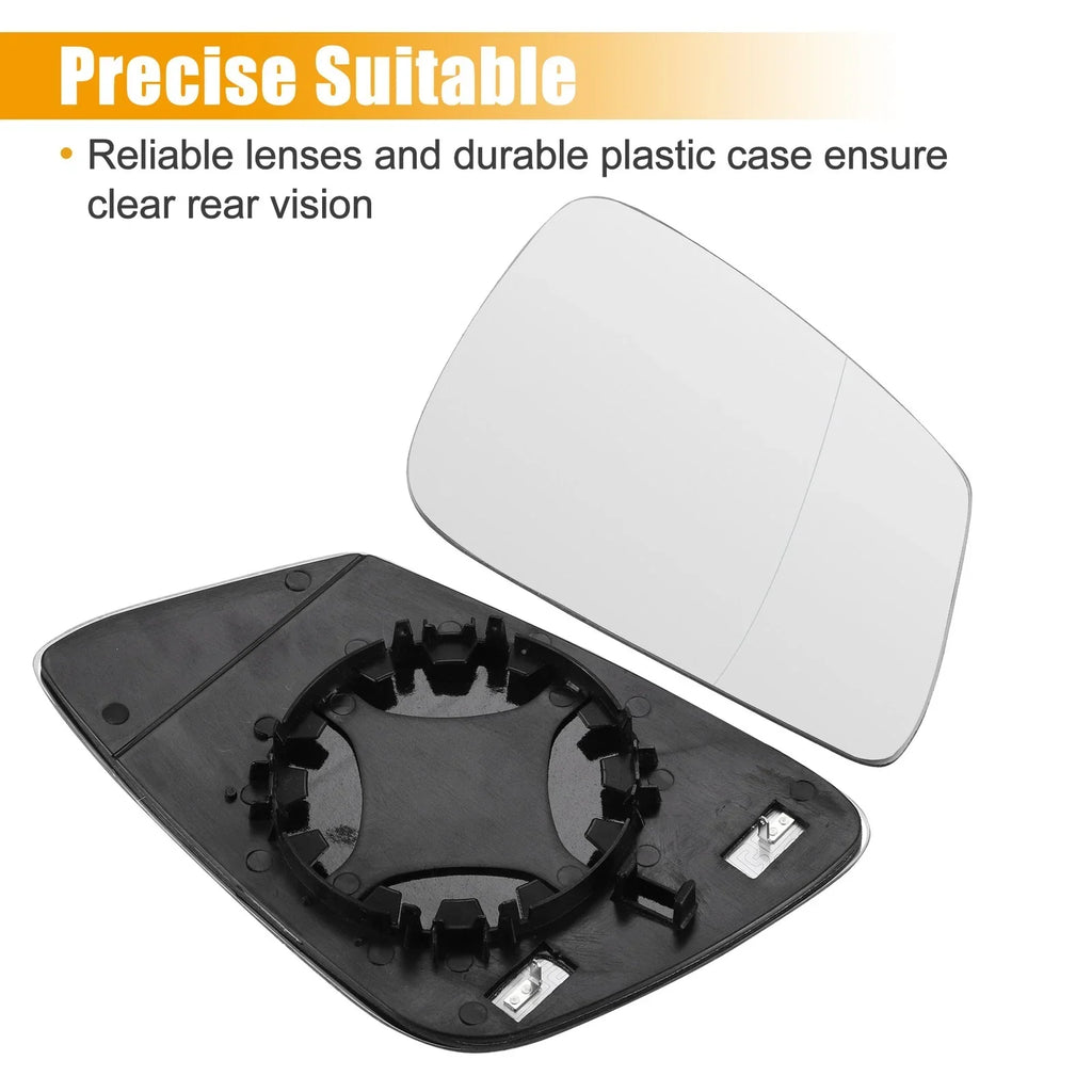 Right Side Rearview Heated Mirror Glass for BMW 5 Series