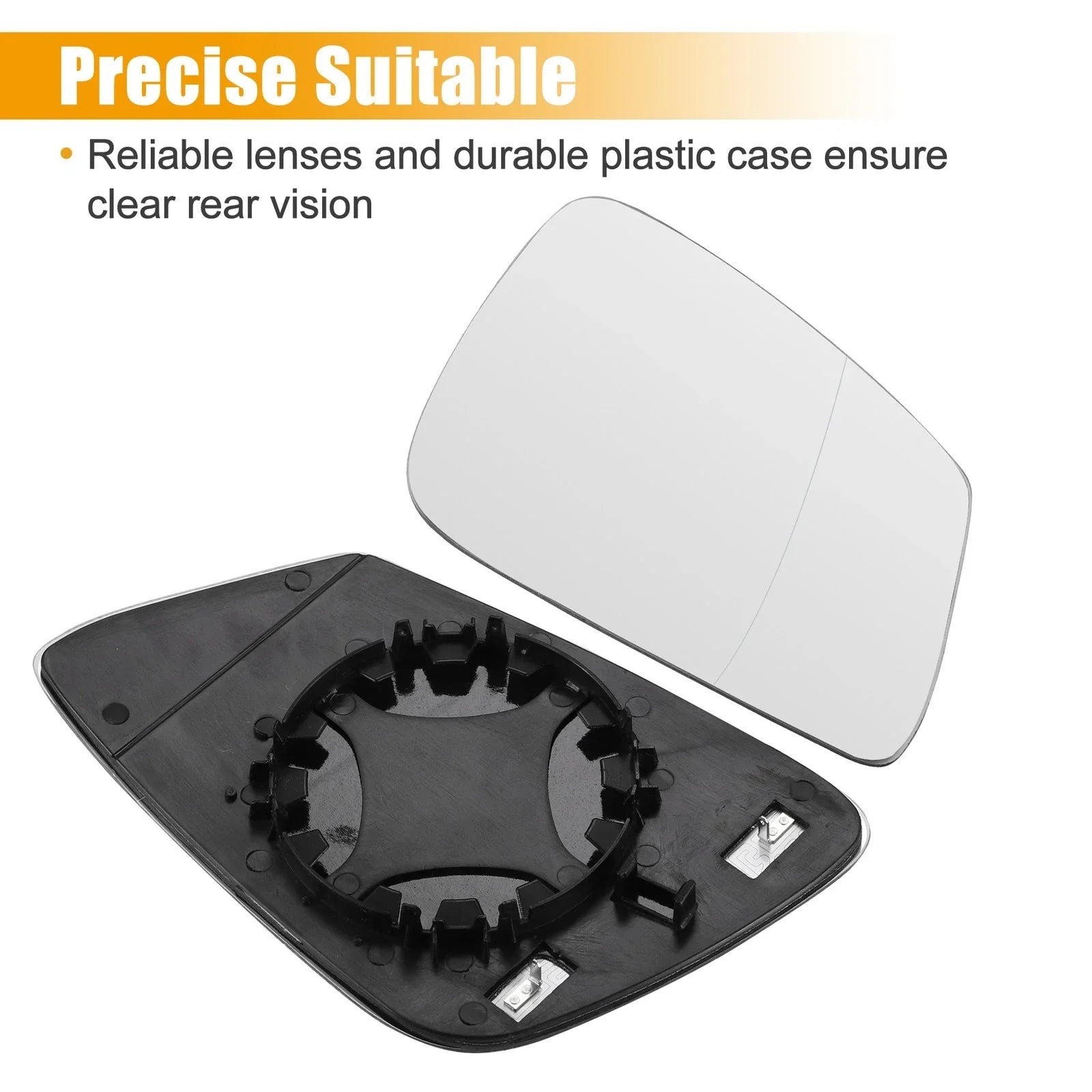 Right Side Rearview Heated Mirror Glass for BMW 5 Series