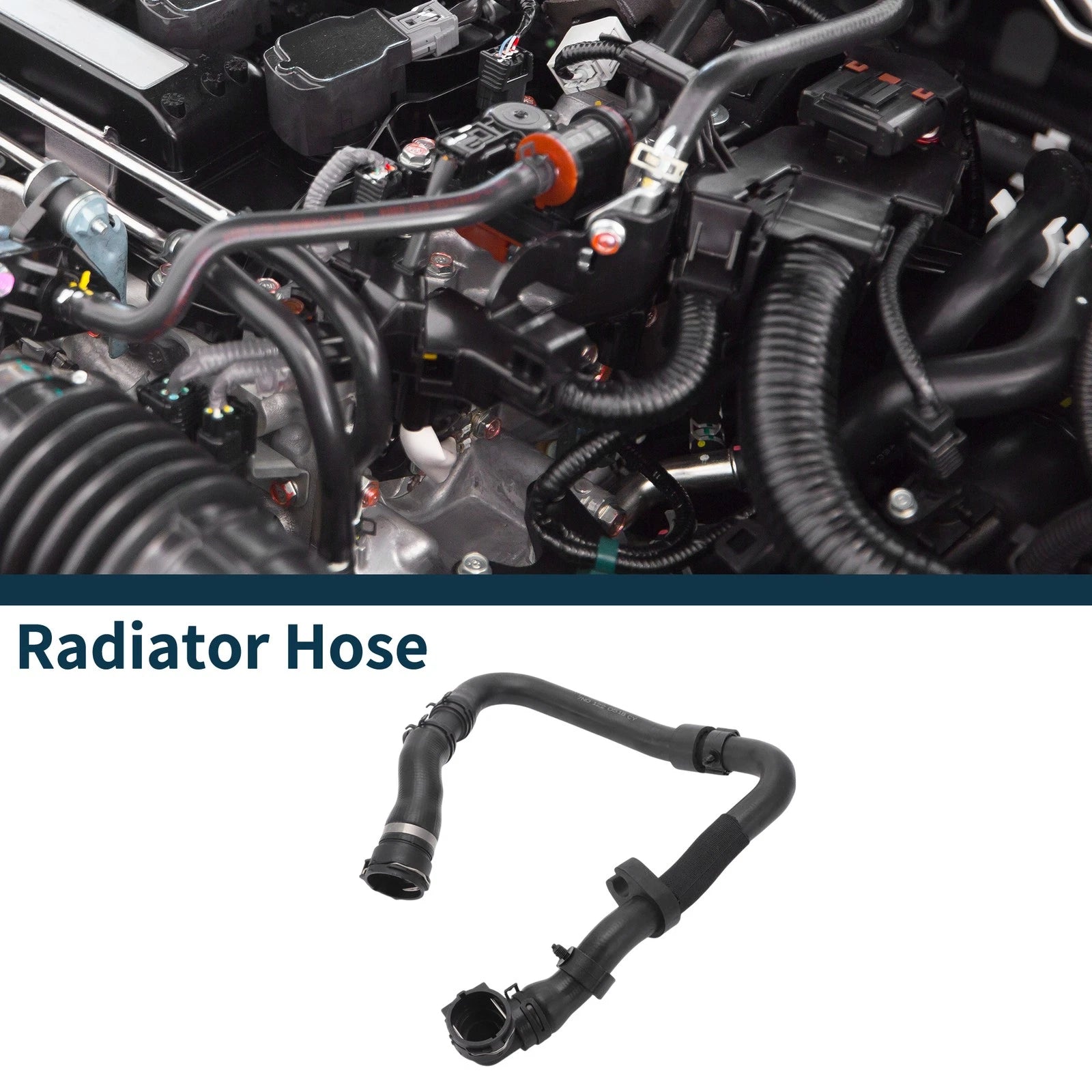 Radiator Hose Water Pipes for Volkswagen Sharan (2011–2016) Rubber Plastic