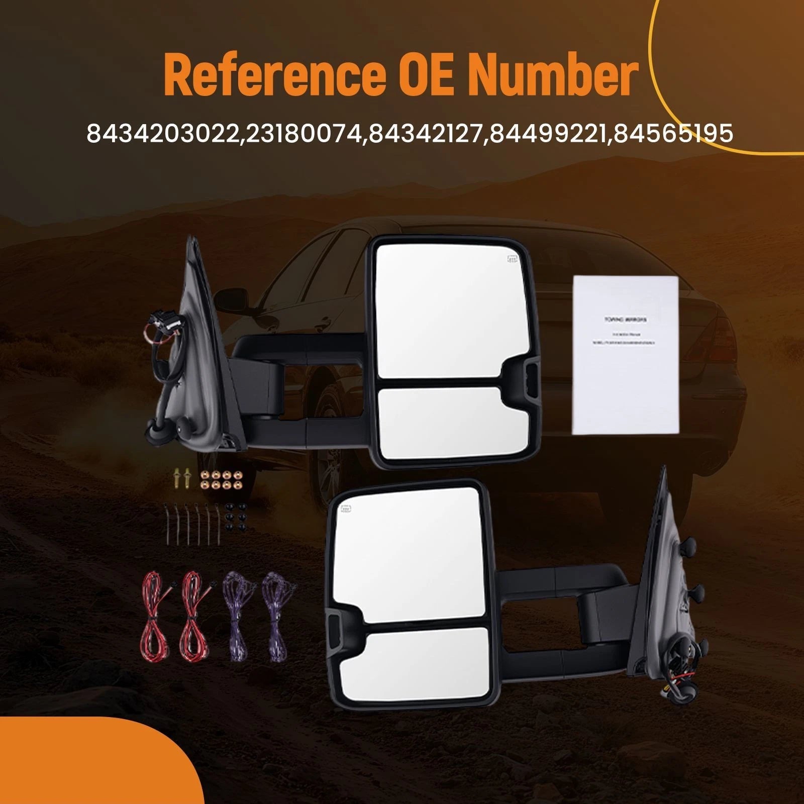 Extendable Side Mirror for Silverado/Sierra HD (2014–2019) 22820384
