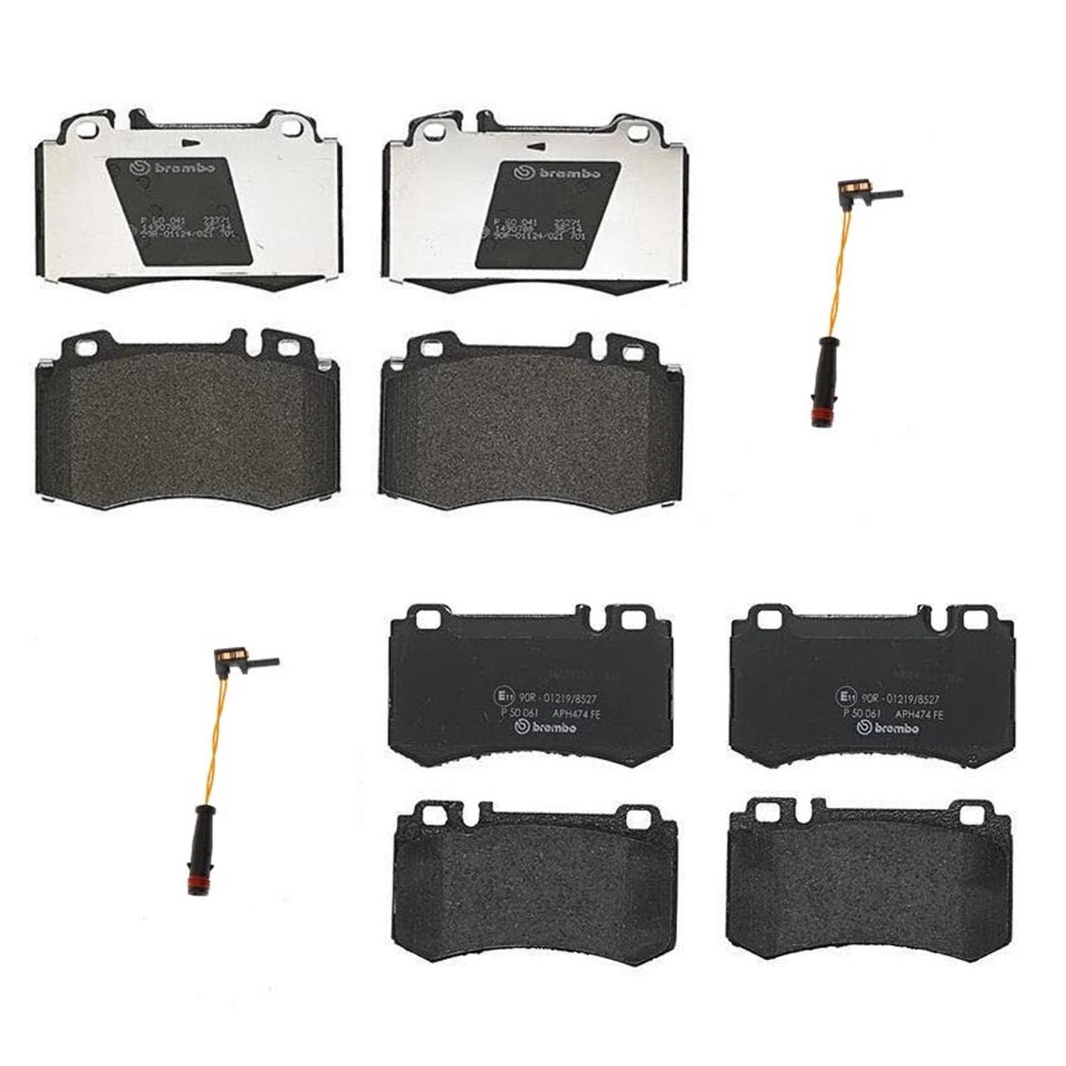 Brembo Brake Pads Sensors Kit for MB W220 C215 S600 CL600 (2000–2006)