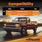 2" Front Lowering Drop Coil Springs for Chevy GMC C1500 2WD V8 (1988–1998)