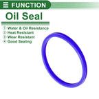 Set of 5 Oil Seal Ring 85x95x6mm for Rotary Shaft (TPU, High Pressure)