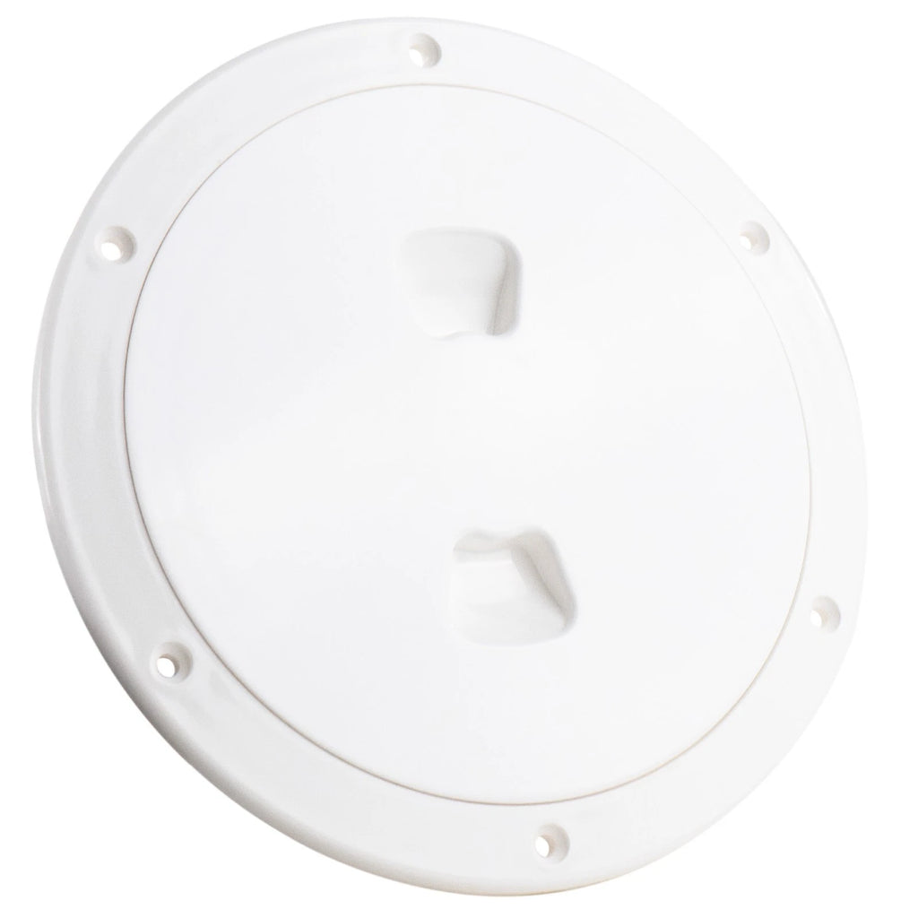 5" Round Inspection Deck Plate Hatch for Marine Boats (Off-White)