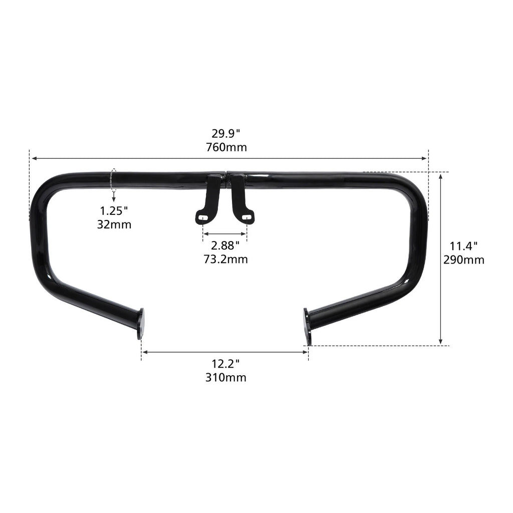 Unpainted Fairings Spoilers Cover Engine Guard for Harley Road Glide (2017–2024)