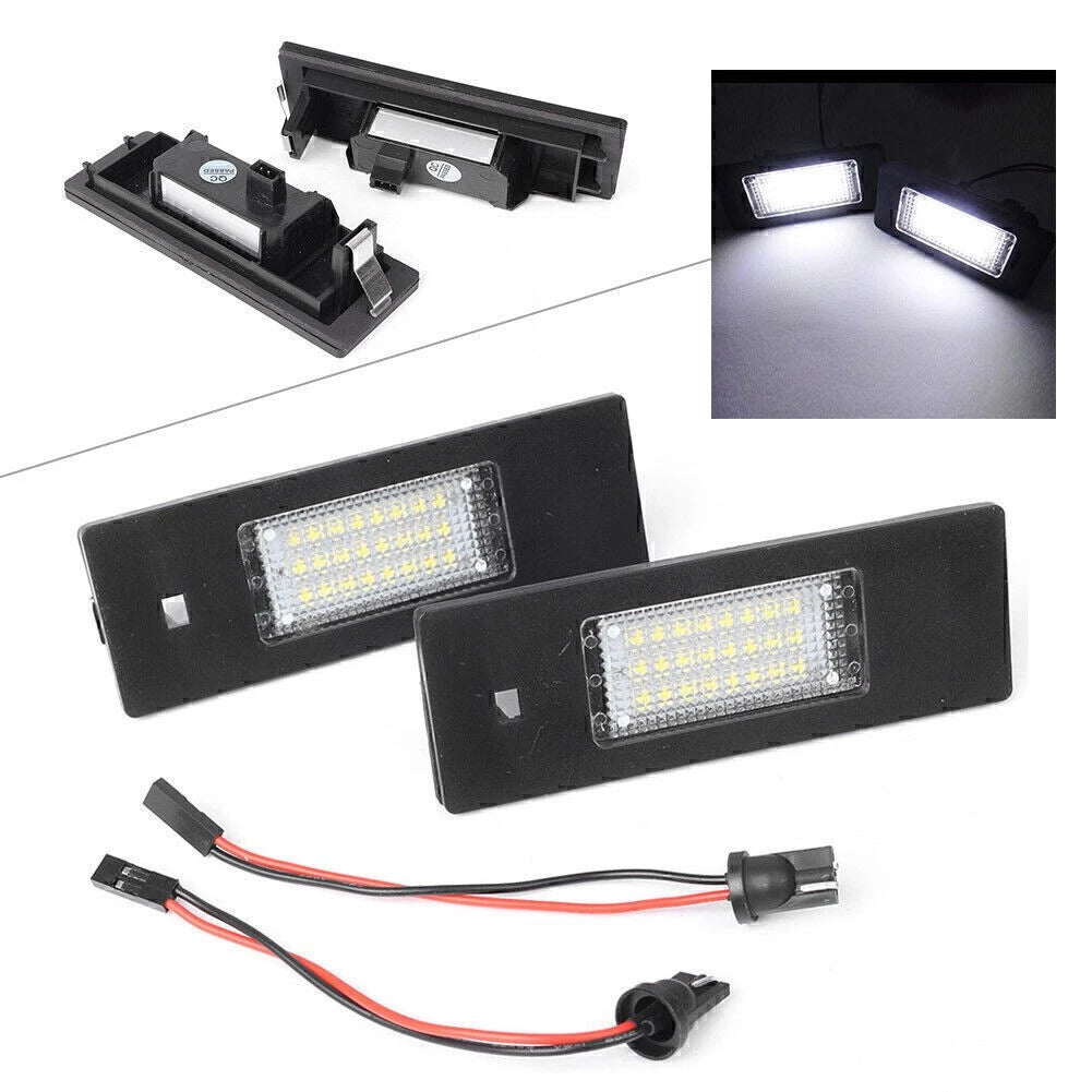 2X Error Free LED License Plate Lights for BMW E81 E87 E63 E64 E86