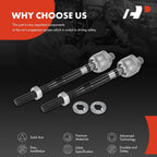 2X Front Inner Steering Tie Rod End for Infiniti G35 (2003-2007)