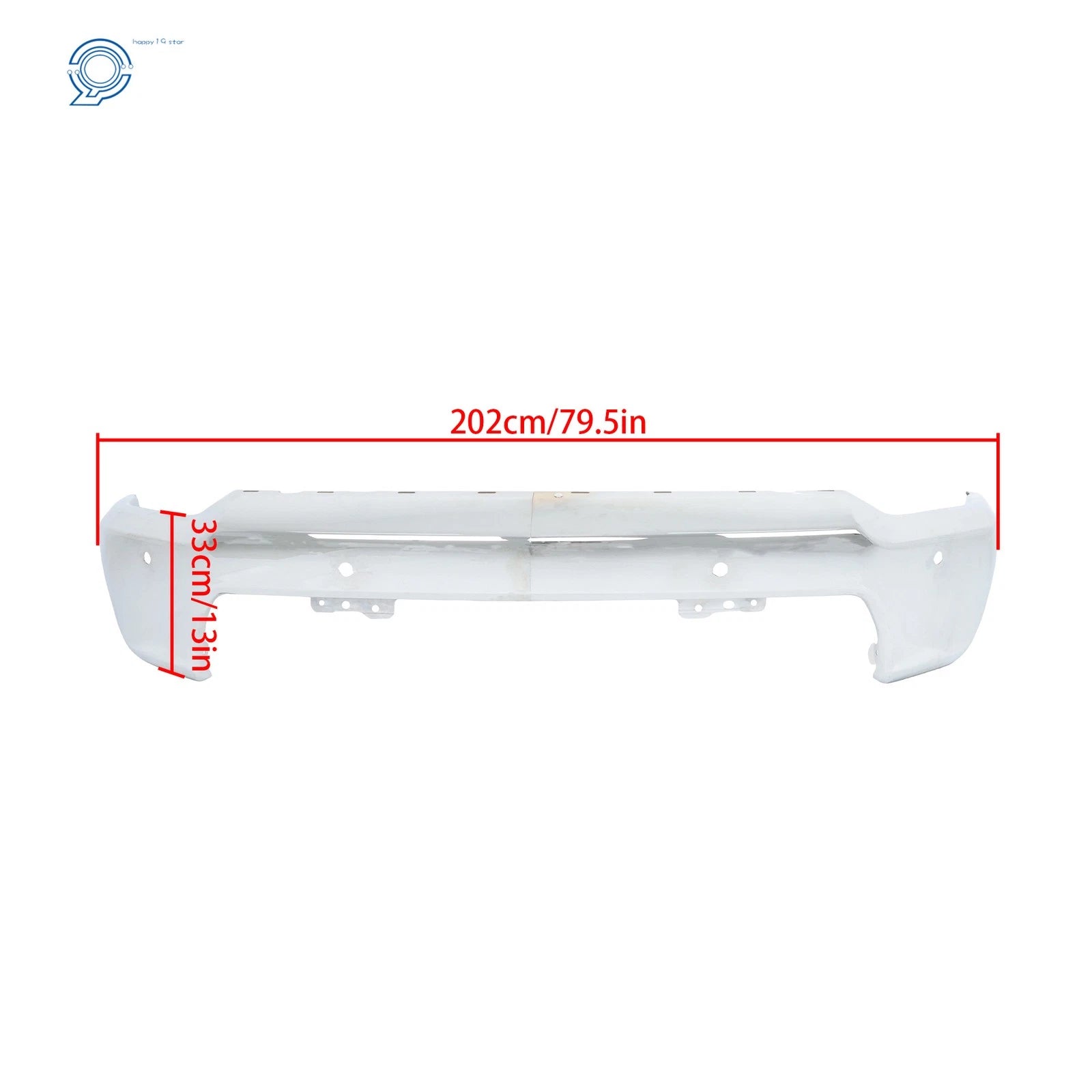 Chrome Front Bumper Split for Chevrolet Silverado 2500 HD 3500 HD (2020–2023)