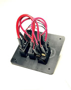 Blower Switch Panel for Custom 4in x 4in, Black