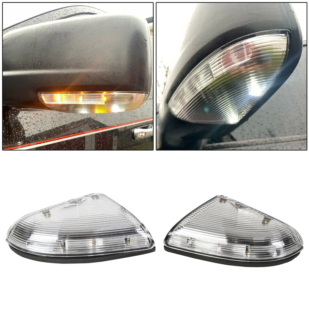 Side Mirror Turn Signal Puddle Lights LH+RH for Dodge Ram 1500 2500 (2009–2014)