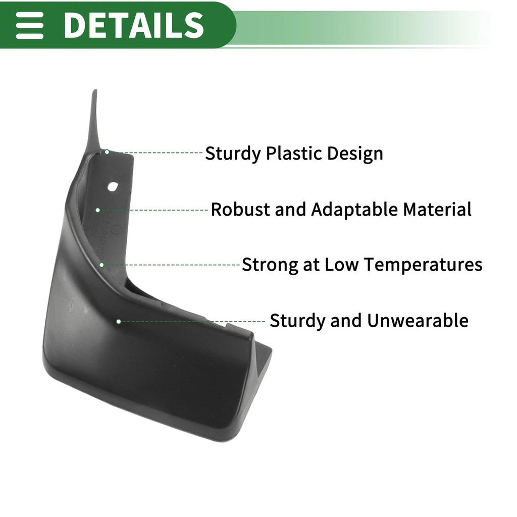 Mud Flaps Splash Guards Set of 4 for Honda Spirit (2015–2019)