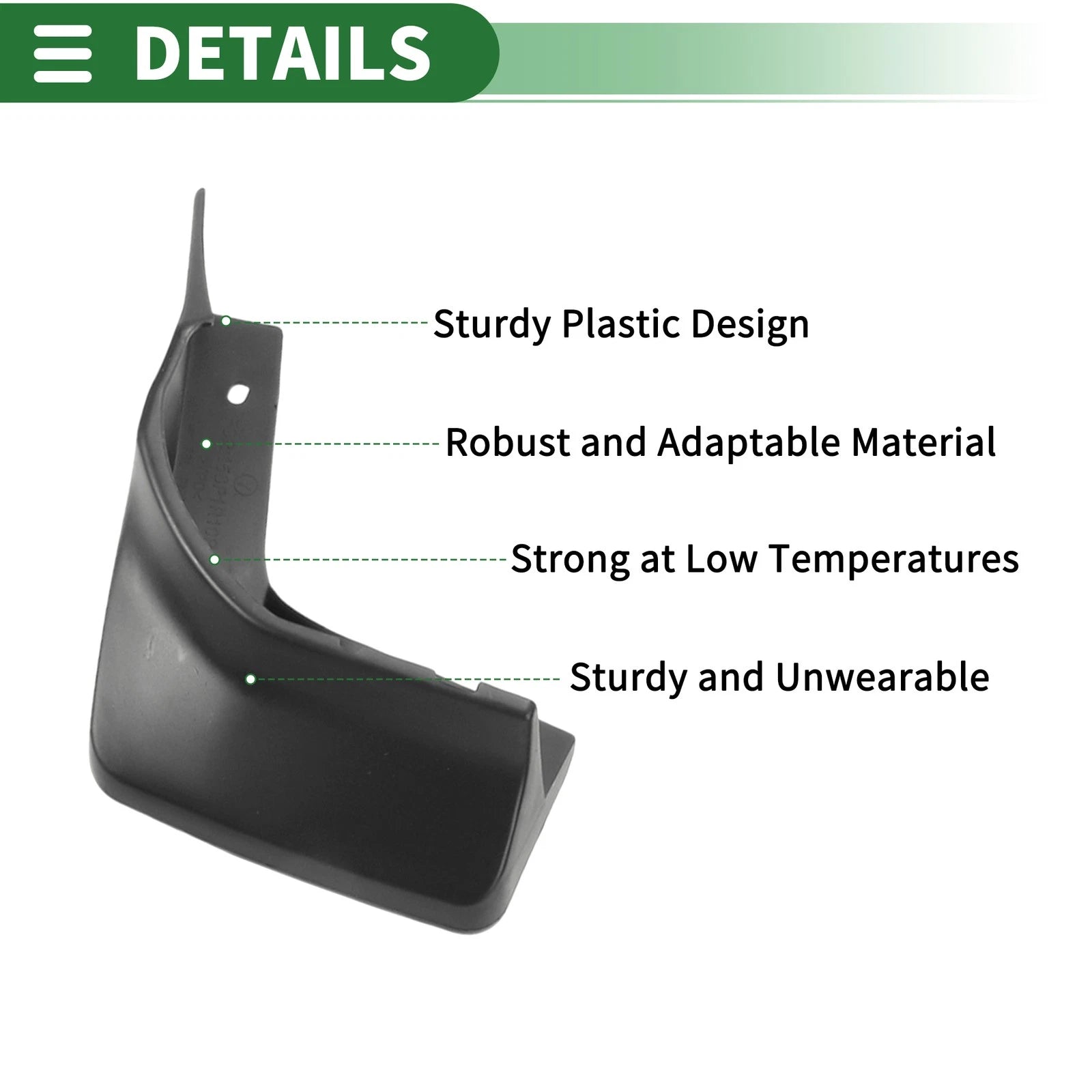 Mud Flaps Splash Guards Set of 4 for Honda Spirit (2015–2019)