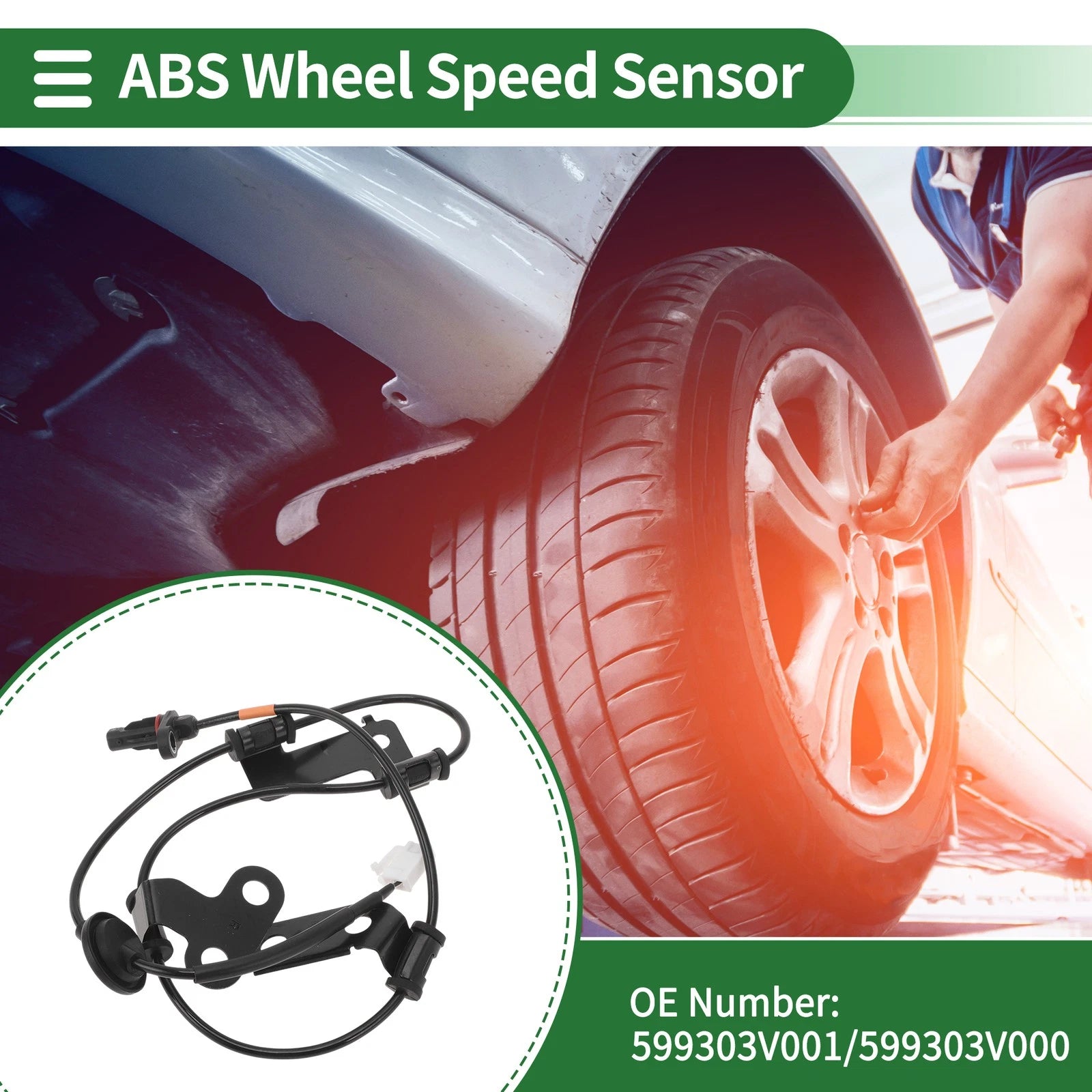 ABS Wheel Speed Sensor No. 599303V001 for Hyundai Azera (2012)