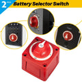 2X M-Series Mini Dual Battery Selector Switch for Marine (6007)