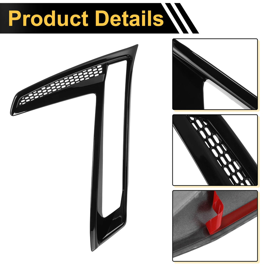 Fog Light Cover Trim Set of 2 for Honda CR-V (2023–2024) Glossy Black