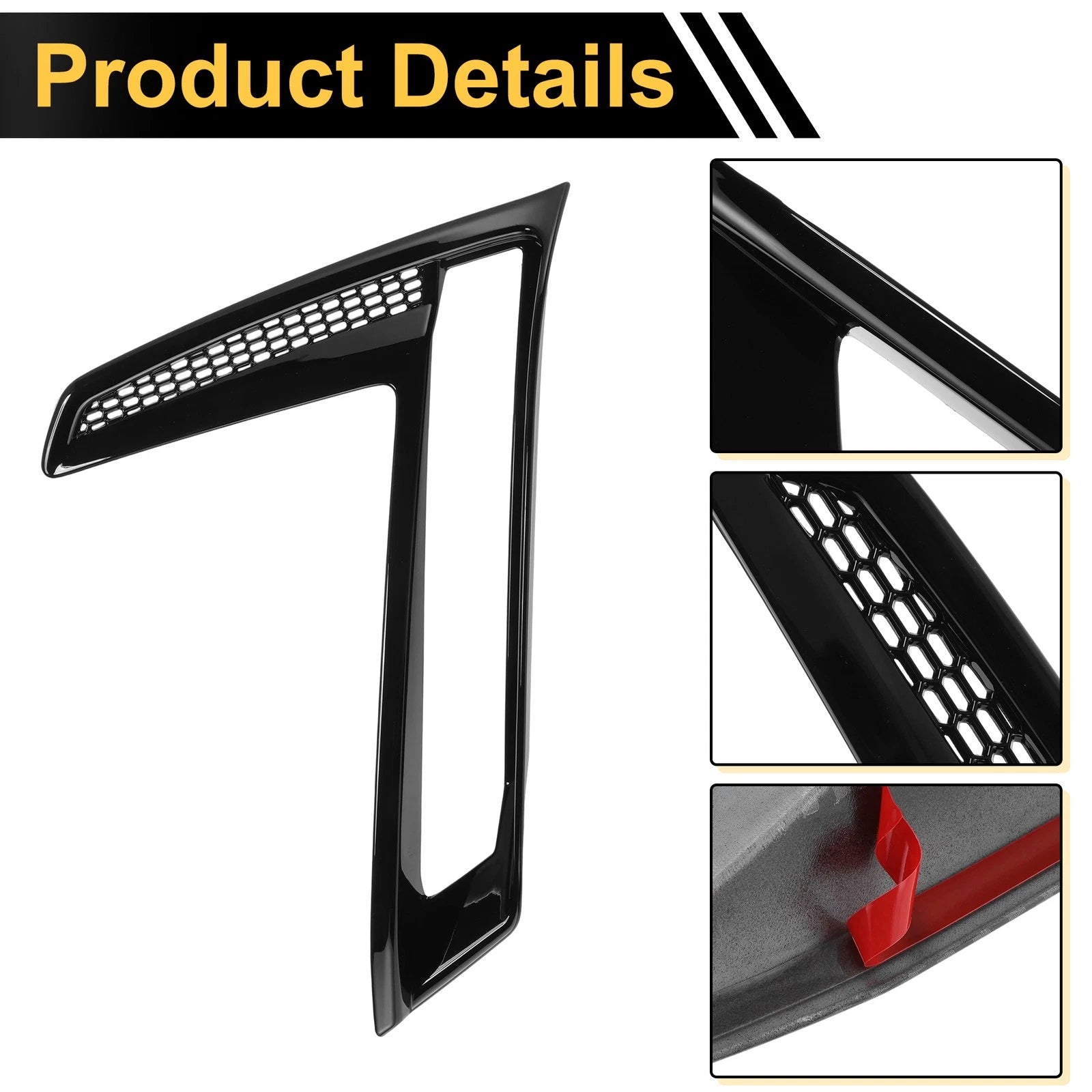 Fog Light Cover Trim Set of 2 for Honda CR-V (2023–2024) Glossy Black
