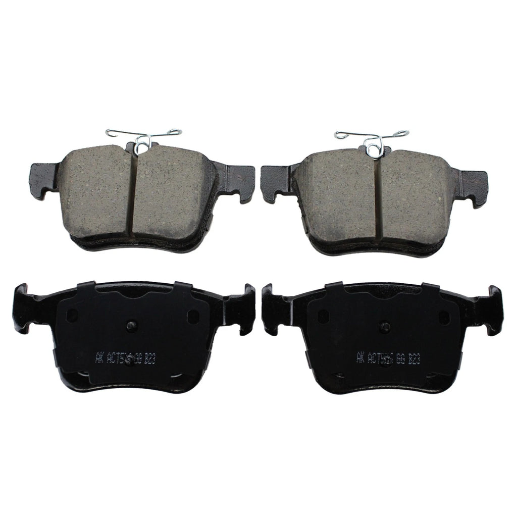 Set of 2 DuraGo Rear Rotors & Akebono EURO Ceramic Pads for A3 Quattro (2015–2020)