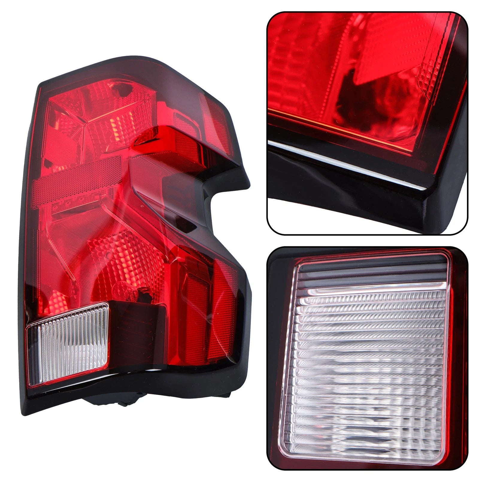 Right Side Tail Light Assembly for Chevrolet Colorado (2023–2025) Halogen Black Red