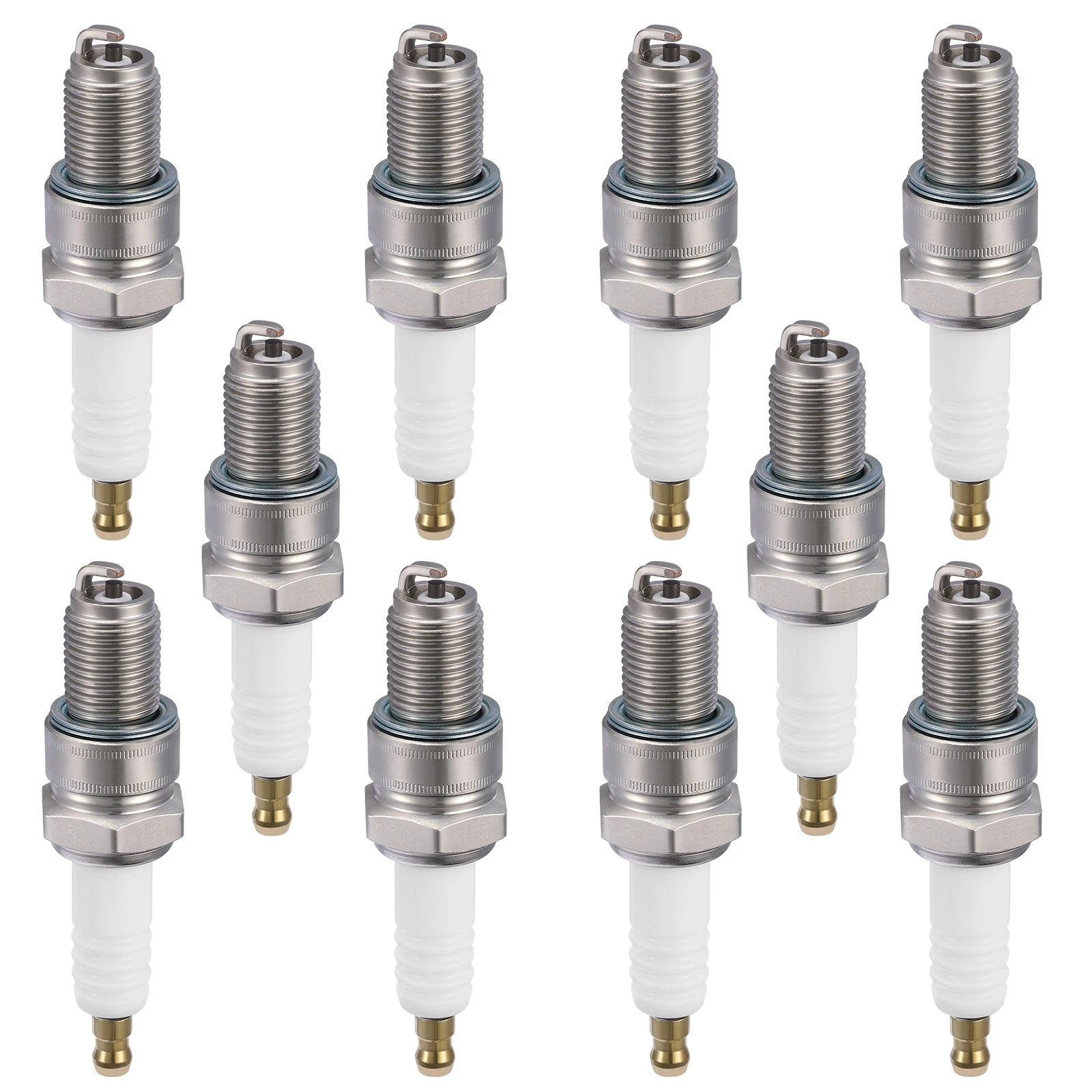 Set of 10 Spark Plugs 5422 for Aprilia Derbi Kawasaki Vespa/Piaggio (N/A)