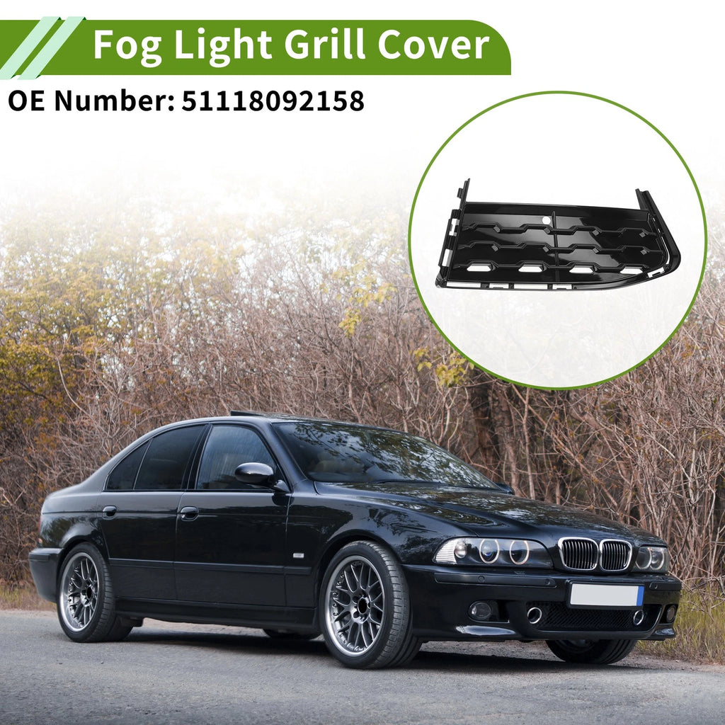 1 Pc Fog Light Grill for BMW 7 Series (2015–2020) No. 51118092158 Black