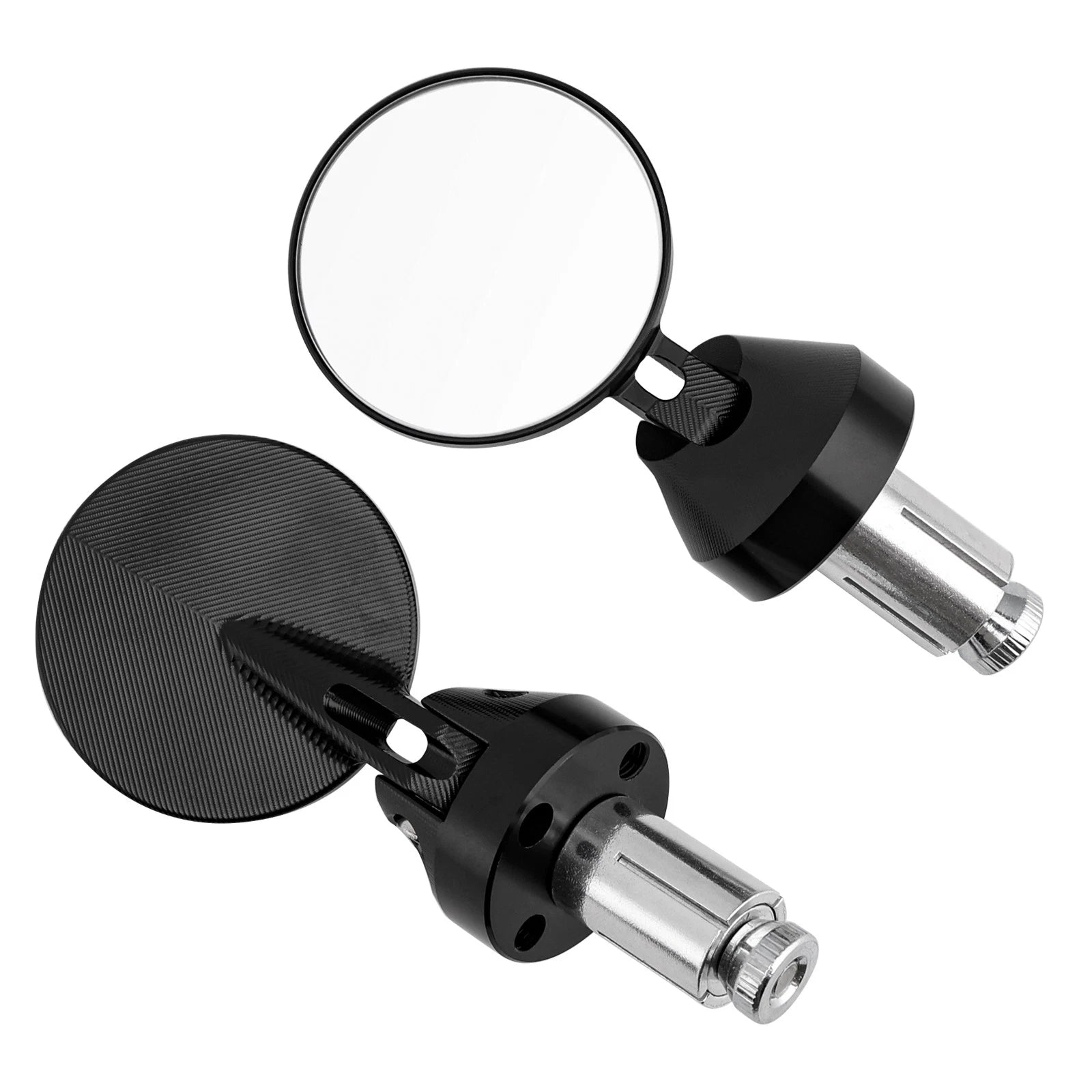 CNC Ø50mm Mini Handlebar End Mirror Set for Vespa Sprint Primavera (50-150)