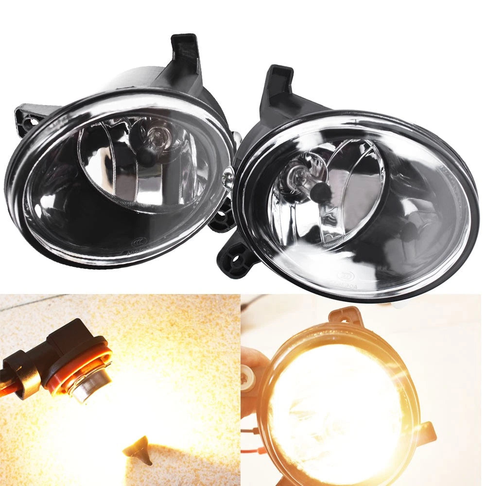 Set of 2 Front Bumper Fog Light Lamps for Audi A4 S4 B8 (2009–2012)