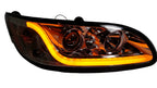 Chrome Headlight Dual Function LED Running Light Right for Peterbilt 382-387 (2006–2012)