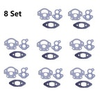 8X Chainsaw Gasket Set for Husqvarna 235 235E 240 240E 236 236E (2005–2020)