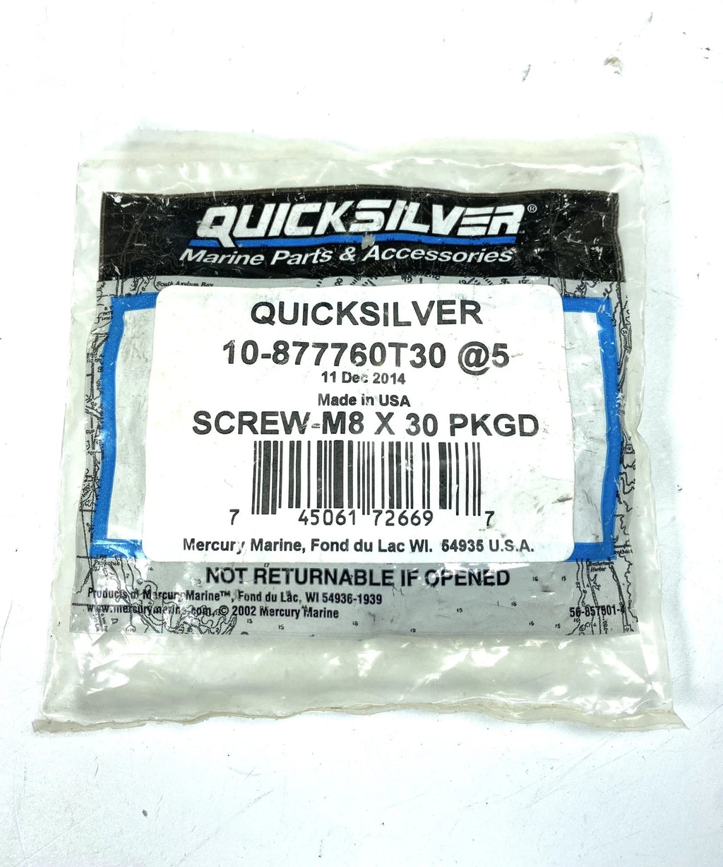 Screw Set 5 Pack for Quicksilver 10-877760T30