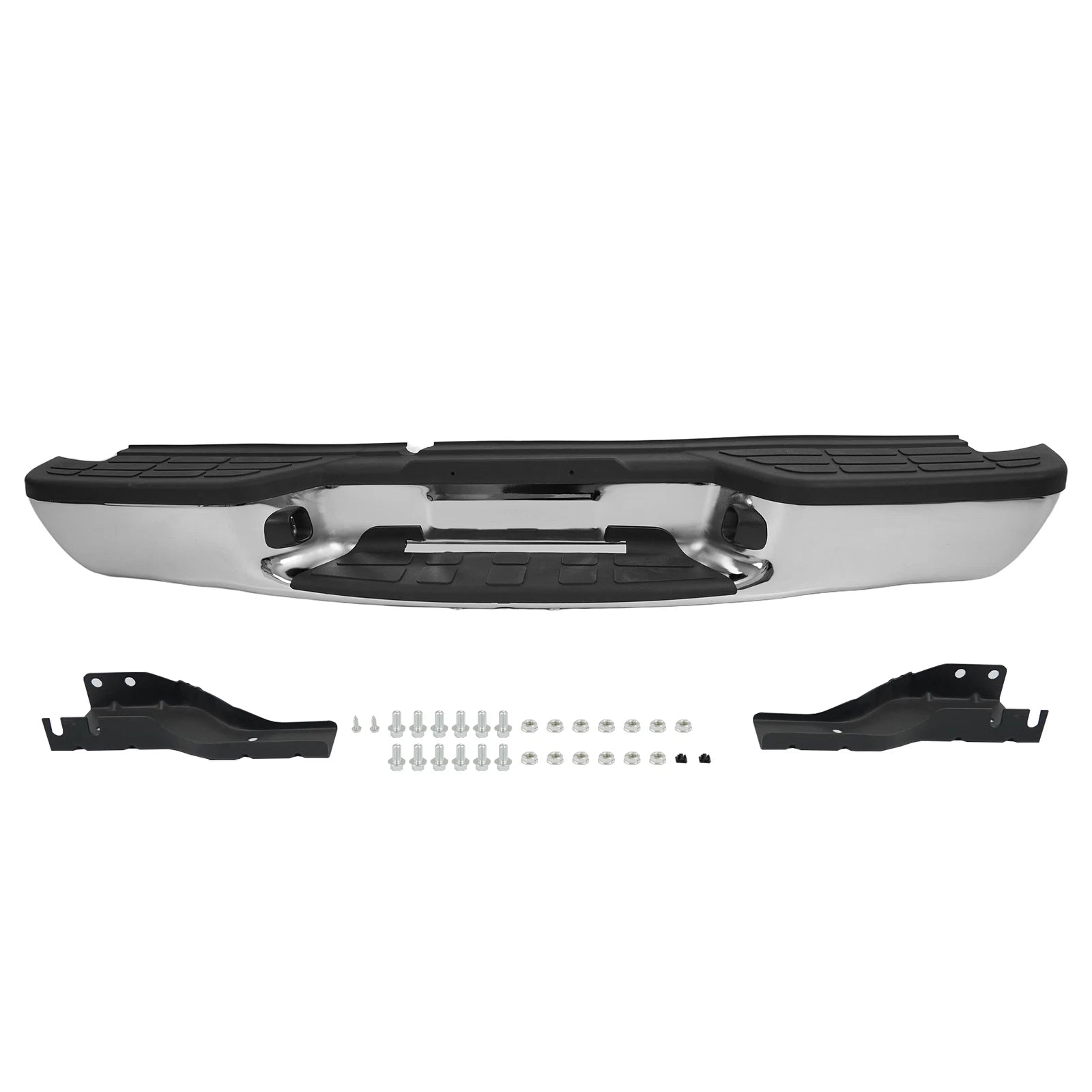 Chrome Rear Bumper for Chevy S10 GMC Sonoma (1998–2004)