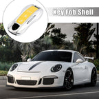 Silver Tone Key Cover Fob Shell for Porsche Panamera Cayenne (2010-2023)