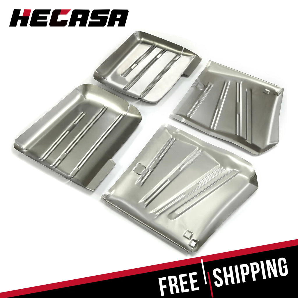 Set of 4 Floor Pans for 1958 Chevrolet Impala Bel Air Biscayne Delray