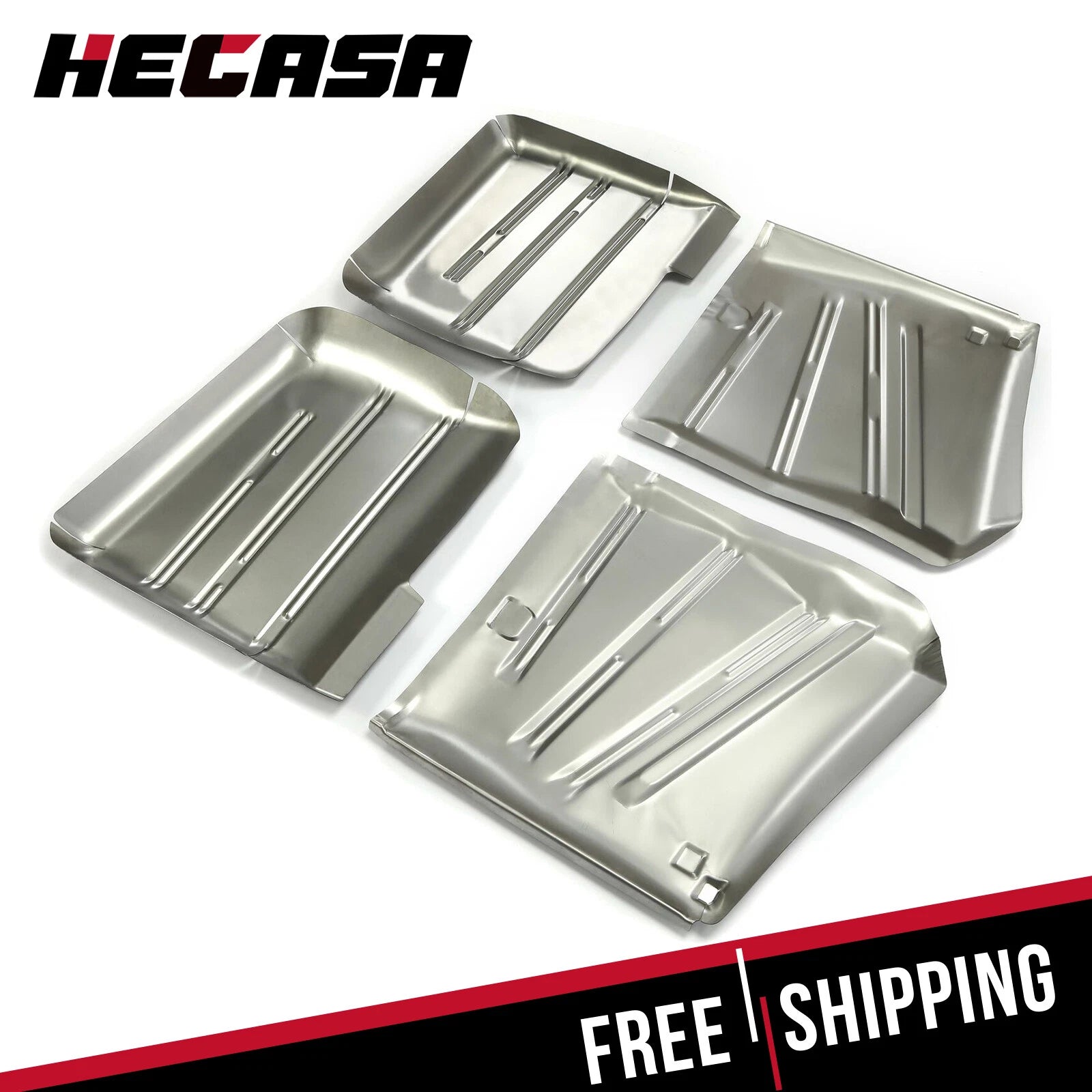 Set of 4 Floor Pans for 1958 Chevrolet Impala Bel Air Biscayne Delray