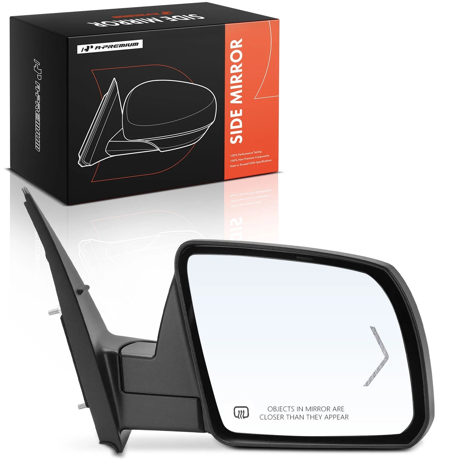 Passenger Power Mirror with Manual Folding for Toyota Sequoia (2014-2017)