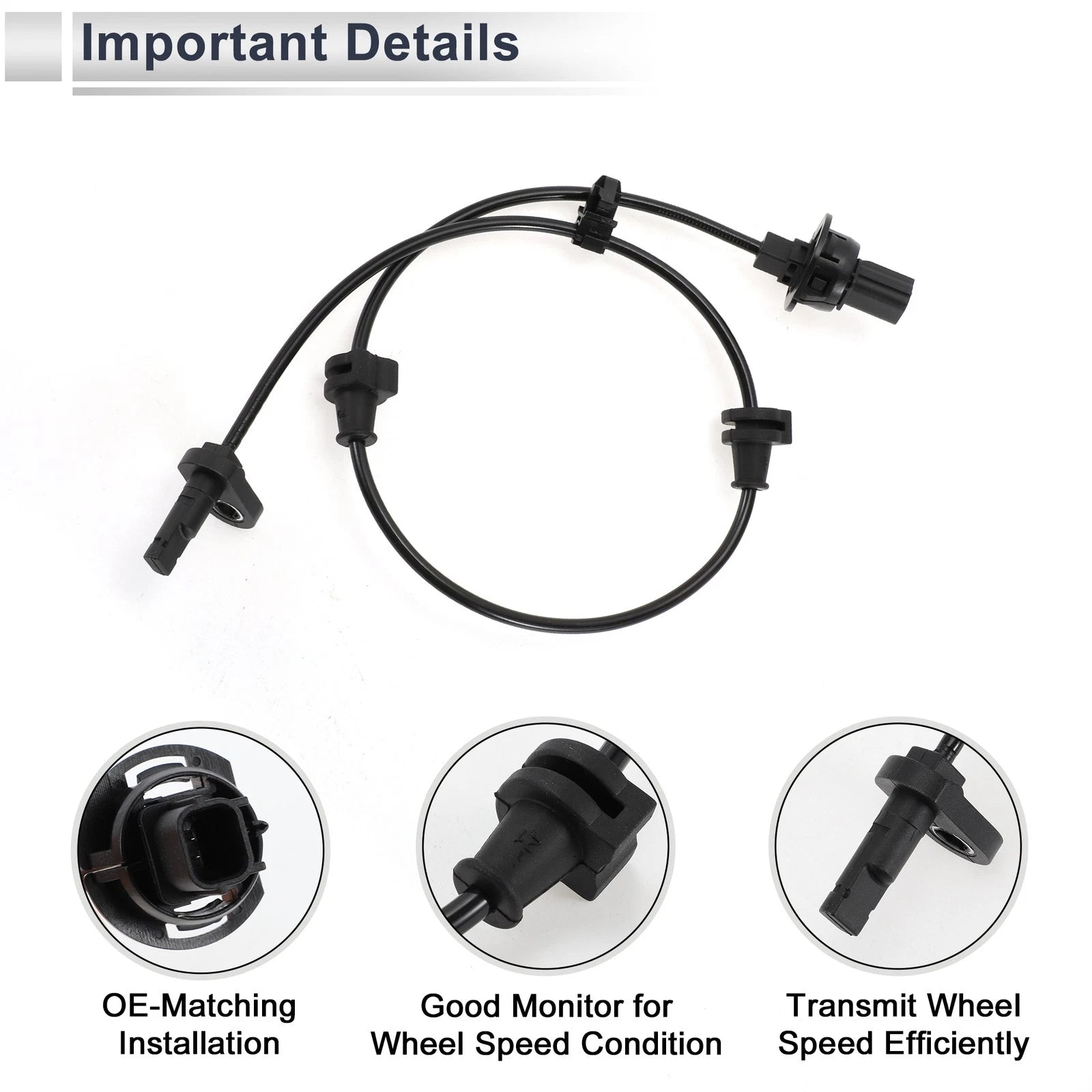 ABS Wheel Speed Sensor No. 57455T5A013 for Honda Fit (2007–2020)