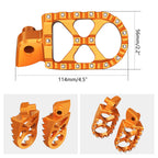 CNC Wide Foot Pegs for KTM 125 250 350 450 525 530 EXC-F XC SX SXF (2003–2023)