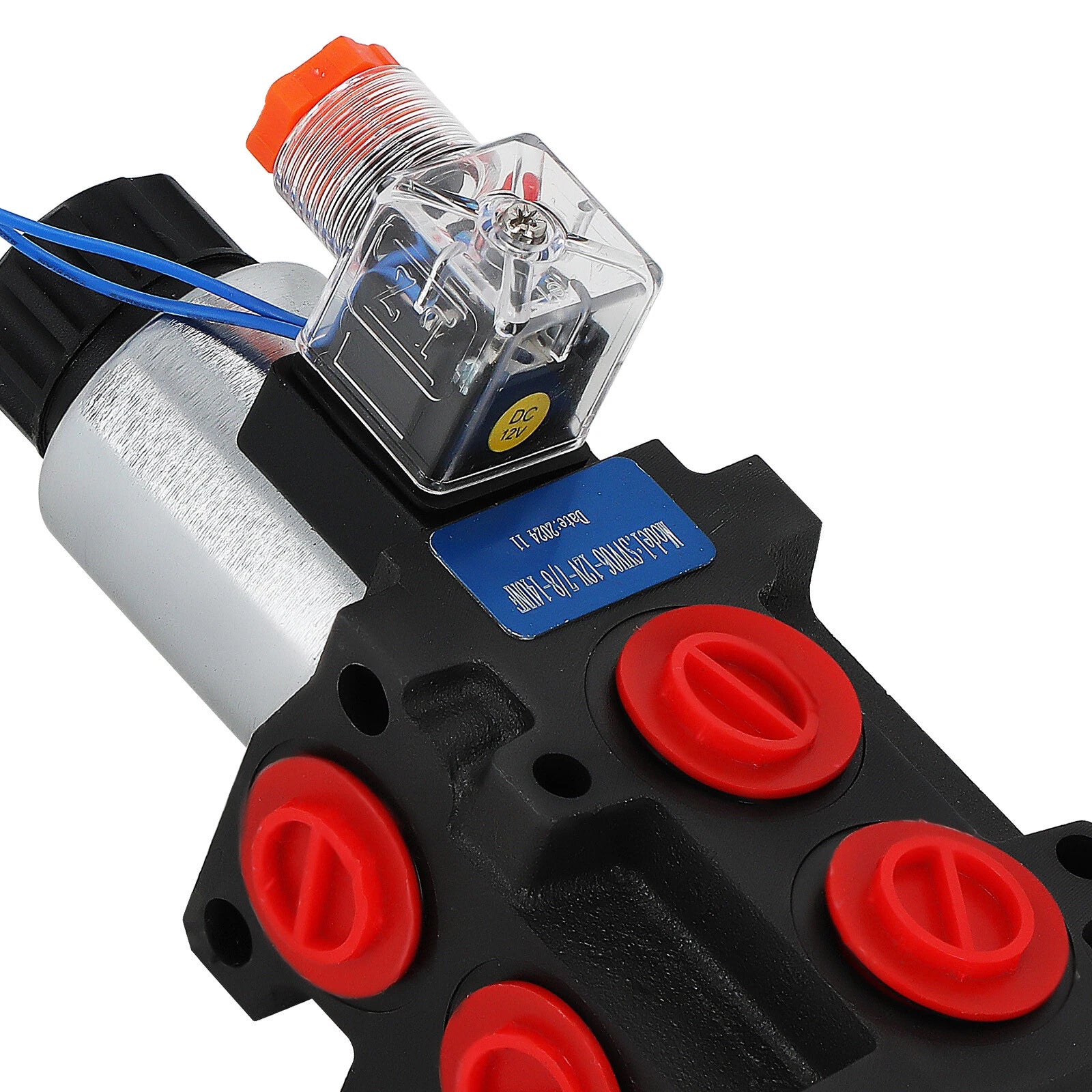 Hydraulic Directional Valve 12V DC for Industrial Applications (6 Ports)