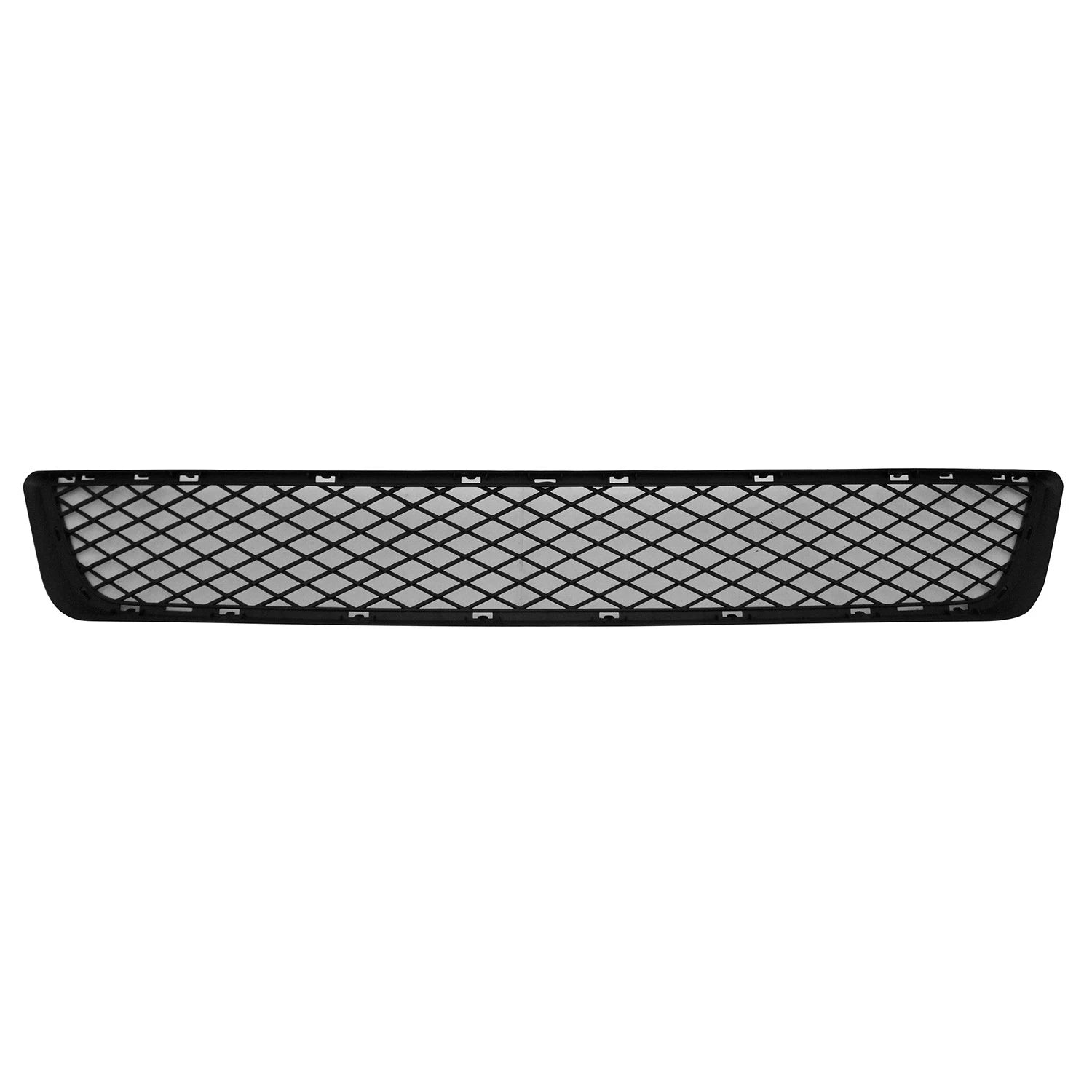Replacement Black Textured Plastic Front Center Bumper Cover Lower Grille